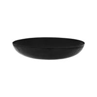 CHEF INOX ROUND SERVING/SEAFOOD BOWL HAMMERED 400mm BLACK (*06930*) = PACK OF 4 X EACHES