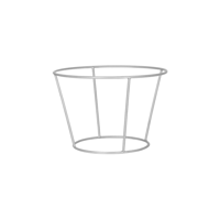 CHEF INOX ROUND RISER S/S 195/285x190mm (*06933*) = PACK OF 4 X EACHES