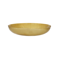 CHEF INOX ROUND SERVING/SEAFOOD BOWL HAMMERED 400mm BRASS (*06931*) = PACK OF 4 X EACHES