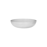 CHEF INOX ROUND SERVING/SEAFOOD BOWL HAMMERED 300mm SATIN (*06923*) = PACK OF 4 X EACHES