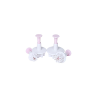 WILTSHIRE FLOWER CUTTER AND PUSHER 4PC SET (*WLT40349*) = PACK OF 6 X SETS