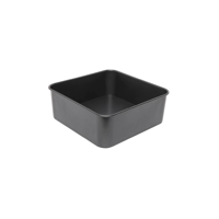 WILTSHIRE CAKE PAN-SQUARE HD E/BAKE 205x205x70mm L/BASE N/S (*WLT40350*) = PACK OF 6 X EACHES
