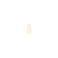 CHEF INOX THERMO DECORATING TUBE STAR  PLASTIC 11mm WHITE (*00731-S*) =  1 X EACH
