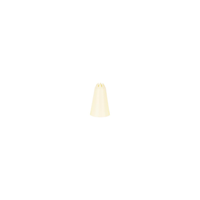 CHEF INOX THERMO DECORATING TUBE STAR  PLASTIC 9mm WHITE (*00729-S*) =  1 X EACH