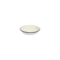 WILTSHIRE PIE DISH-ENAMEL ROUND BLUE RIM 195x20mm (*WLT40385*) = PACK OF 12 X EACHES
