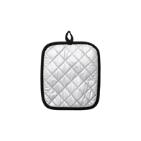 CHEF INOX POT HOLDER HEAT RESIST&TERRY wPOCKET 240mm BLK/SIL (*31588*) =  1 X EACH