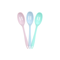 WILTSHIRE SILICONE SLOTTED SPOON COLOUR RUSH-BLUE (*WLT43543-B*) = PACK OF 18 X EACHES