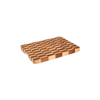 CHEQUERED END GRAIN BOARD 400x300x30mm (*WLT141020*) = PACK OF 4 X EACHES