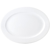 PLATTER-OVAL-235mm CHELSEA RIM SHAPE (4001) (*94061*) = PACK OF 12 X EACHES