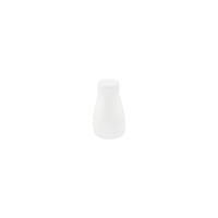 TABLEKRAFT CORE WHITE PEPPER SHAKER (5 HOLE) CURVE 50x80mm (*92053*) = PACK OF 6 X EACHES