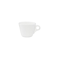 TABLEKRAFT CORE WHITE CAPPUCCINO CUP V-SHAPE 220ml, 115x70mm (*92088*) = PACK OF 6 X EACHES