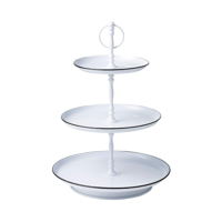 CHEF INOX CONEY IS WHITE TEA STAND 3-TIER (18/25/31)x470mm (*78786*) =  1 X EACH
