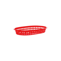 CHEF INOX CONEY IS PLASTIC RECT BASKET 270x180x40mm RED (*78705*) = EACH = 1 / PACK = 12 X EACHES
