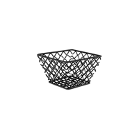 CHEF INOX CONEY IS SQUARE BASKET 155x155x105mm PATINA BLACK (*78745*) =  1 X EACH