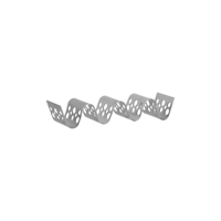 CHEF INOX CONEY IS 3-4 TACO HOLDER w/PATTERN S/S 220x55x35mm (*78795*) =  1 X EACH