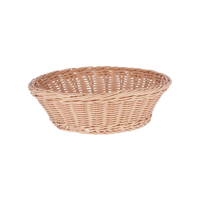 CHEF INOX RND BREAD BASKET TAPERED POLYPROPYLENE 280/95mm (*04056*) = PACK OF 6 X EACHES