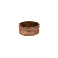 CHEF INOX SERVE ROUND BOWL w/STRAIGHT SIDES ACACIA 275x110mm (*04799*) = PACK OF 6 X EACHES