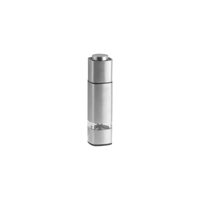 TABLEKRAFT LETO PEPPER MILL SQUARE S/S CERAMIC GEAR 160x45mm (*46032*) =  1 X EACH
