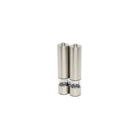 WILTSHIRE ELECTRIC STAINLESS STEEL MILL 2PC SET 220mm (*WLT48068*) = PACK OF 4 X SETS