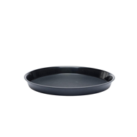 CHEF INOX ROUND BAR TRAY NON SLIP PP BLACK 360x39mm (*04286*) =  1 X EACH