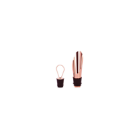 ZANZI WINE STOPPER w/POURING SPOUT ROSE GOLD 76x22mm (*Z0721*) =  1 X EACH