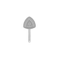 ZANZI TRI-JULEP STRAINER S/S 163x97x16mm (*Z0380*) =  1 X EACH