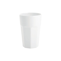 SUPERWARE GELATO-WHITE TUMBLER 135mm 500ml (*49553*) = PACK OF 12 X EACHES