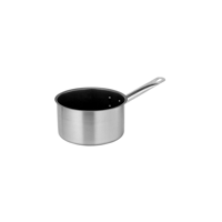 FORCE NON STICK SAUCEPAN w/LID 200x120mm SS TRI-P 4.0lt (*73541*) =  1 X EACH