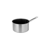 FORCE NON STICK SAUCEPAN w/LID 220x130mm SS TRI-P 5.0lt (*73542*) =  1 X EACH