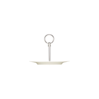 PURITY SERVING STAND 1 TIER FLAT PLATE w/RIM 225x170mm (*BHS6697301*) = PACK OF 2 X SETS