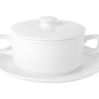 SOUP CUP & LID 2 HANDLE CHELSEA 94340 (0239) (*94339*) = PACK OF 12 X EACHES