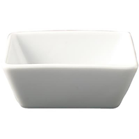 SQUARE SAUCE DISH 70mm CHELSEA (P4174) (*94437*) = PACK OF 72 X EACHES