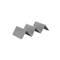 CHEF INOX CONEY IS 3-COMP S/S TACO HOLDER/STAND 240x60x40mm (*78724*) = PACK OF 36 X EACHES