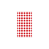 CHEF INOX GREASEPROOF PAPER GINGHAM RED 200SHT 190x310mm (*74204*) =  1 X EACH
