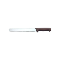IVO PROFESSIONAL "55000"  SERRATED SLICER 250mm BROWN (*25423*) =  1 X EACH
