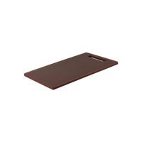 CHEF INOX CUTTING BOARD HACCP w/HDL PE 300x450x12mm BROWN (*04346*) = EACH =1 / PACK = 6 EACHES