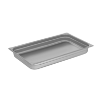 CHEF INOX GASTRONORM PAN 18/10 1/1 SIZE 530x325x65mm (*GN-11065*) = EACHES = 1 / BOX = 5 X EACHES