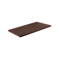 CHEF INOX CUTTING BOARD HACCP PE 380x510x12mm BROWN (*04351*) - EACH = 6 / BOX = 6 X EACHES