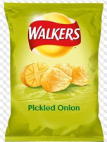 Walkers Crisps Pickled Onion Flavour (Preorder Only Delivery 10 Weeks From End Of Month Ordered)