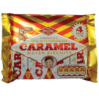 Tunnocks Caramel Wafers (4 Pack)