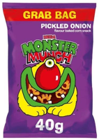 Monster Munch Pickled Onion 35X40G (Preorder Only Delivery 10 Weeks From End Of Month Ordered)