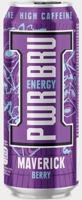 Pwr Bru Maverick- Berry Flavour Energy Drink