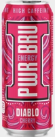 Pwr Bru Energy Drink Diablo Cherry Flavour