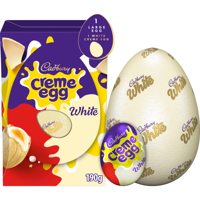 Cadbury White Cream Egg Egg 9 X 160g