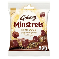 Galaxy Minstrels Mini Eggs Clip Strip 24 X 80g