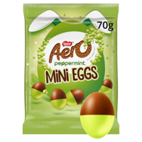 Aero Peppermint Mini Eggs Pouch 12 X 70g