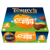 Terrys Chocolate Orange Cream Filled Egg 5Pk 20 X 5x34g
