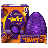Cadbury Twirl Orange Egg 9 X 163g